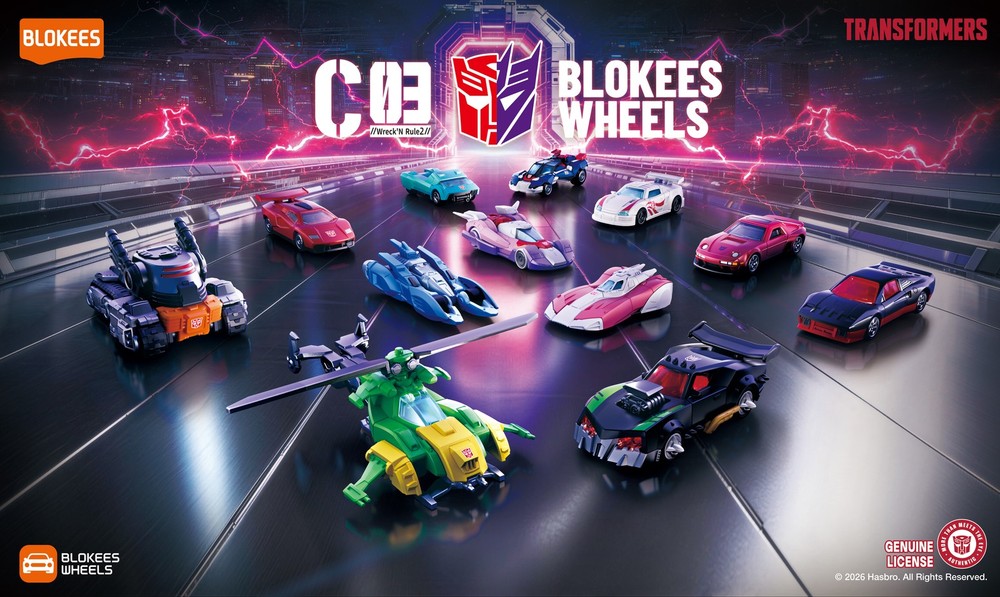Blokees Wheels Transformers C03 Wreck’N Rule 2 Sealed PDQ of 12 IN STOCK USA