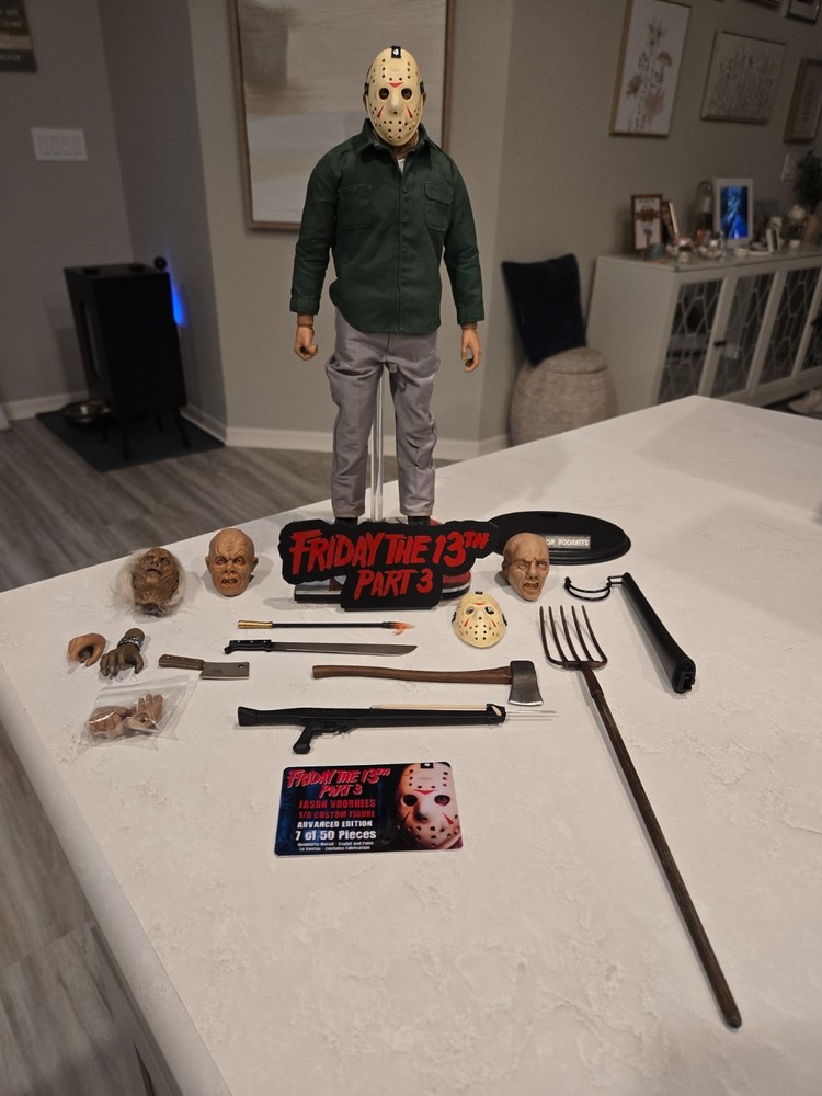 Beto Matali Friday The 13th Pt 3 Jason 1/6th Custom Figure Advanced Edition 2/50