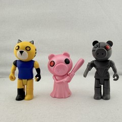 Phatmojo Roblox PIGGY Action Mini Figures Toy Lot of 3: Tigry Piggy Robby