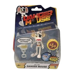 Danger Mouse Cartoon Zip-Line Action Figure Jazwarew NEW