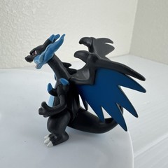 Vtg Nintendo Blue MEGA CHARIZARD X Pokemon TOMY 2.5″ Articulated Mini Figure