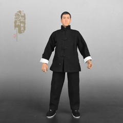 1:6 Chinese Style Kung Fu Suit Black Shirt &Pants Model Fit 12”Male Figure Doll
