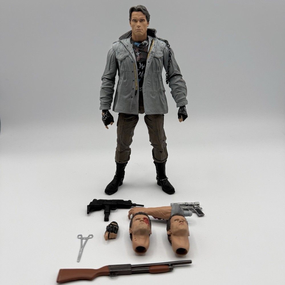 NECA The Terminator Tech Noir 7” Ultimate Figure Arnold Schwarzenegger Loose