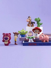 8PCS 5CM Toy Story 4 Figures – Woody & Buzz Lightyear Action Model Set