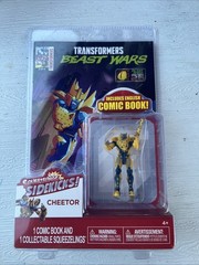 Transformers: Squeezelings Sidekicks Cheetor Beast Wars Comic Included