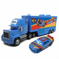 2Pcs Disney Pixar Cars No.80 Gask-Its Hauler Truck 1:55 Diecast Toys Set Gifts~