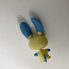 Vintage Pokemon Minun Bobblehead Mini Figure Yujin Gashapon Capsule Toy Nintendo