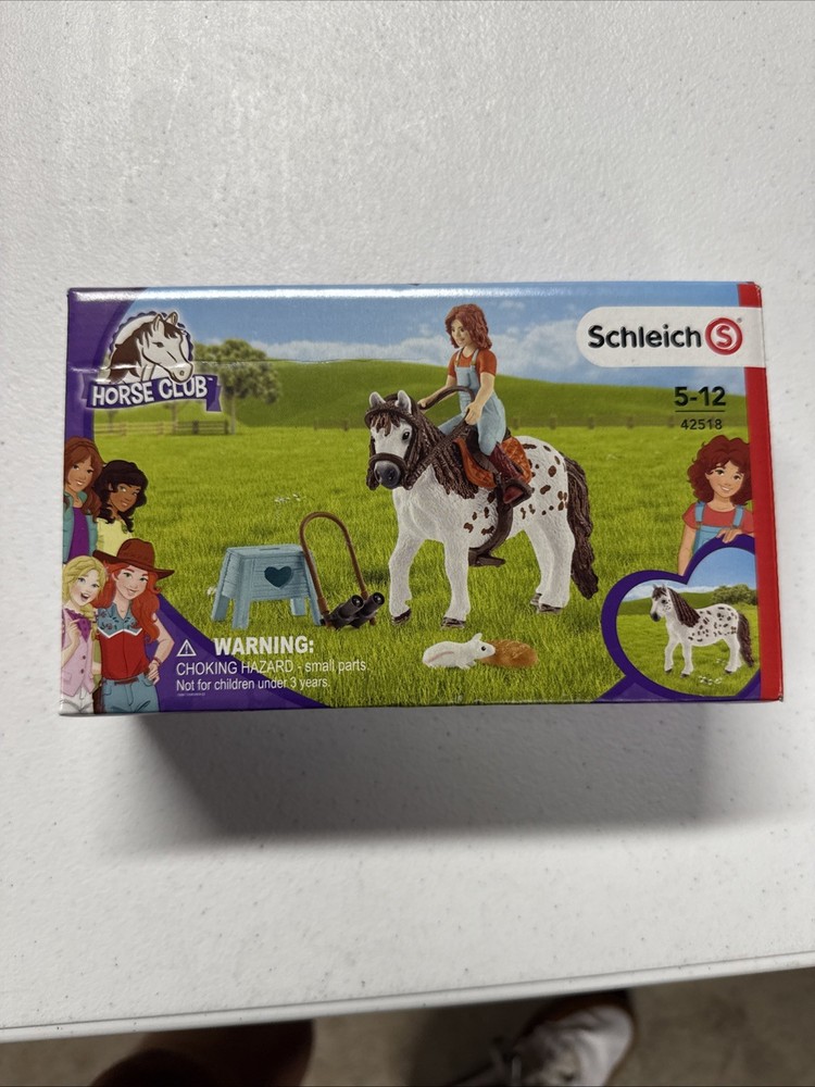 Schleich Horse Club Riding Set w Horse & Rider Figure 42518 9pc