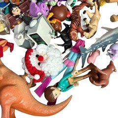 Random Lot Of Mixed Little Toys Boys Girls Play Animals Action Figures More