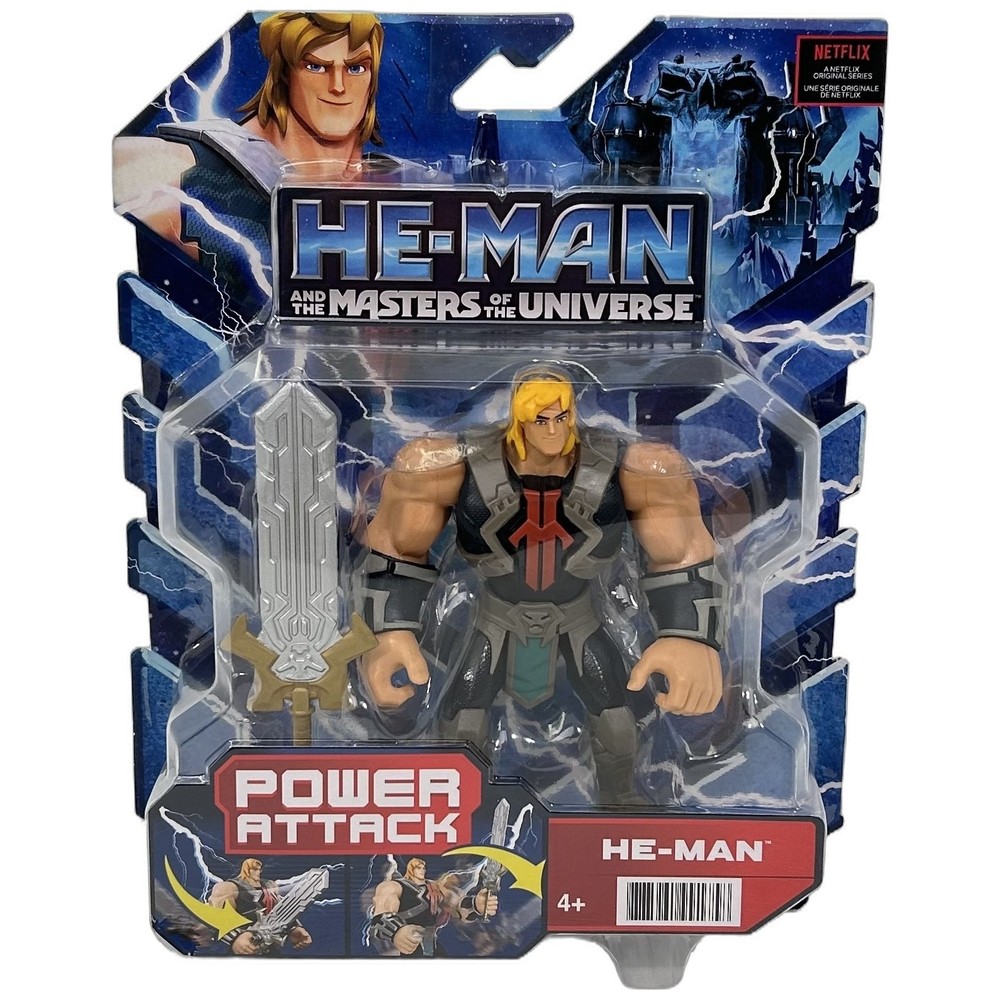 He-Man & The Masters Of The Universe He-Man Power Attack Figure Netflix Mattel