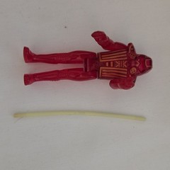 Tomy Tron Red Warrior Action Figure 1981 Disney Vintage Disney ORIGINAL NM STAFF