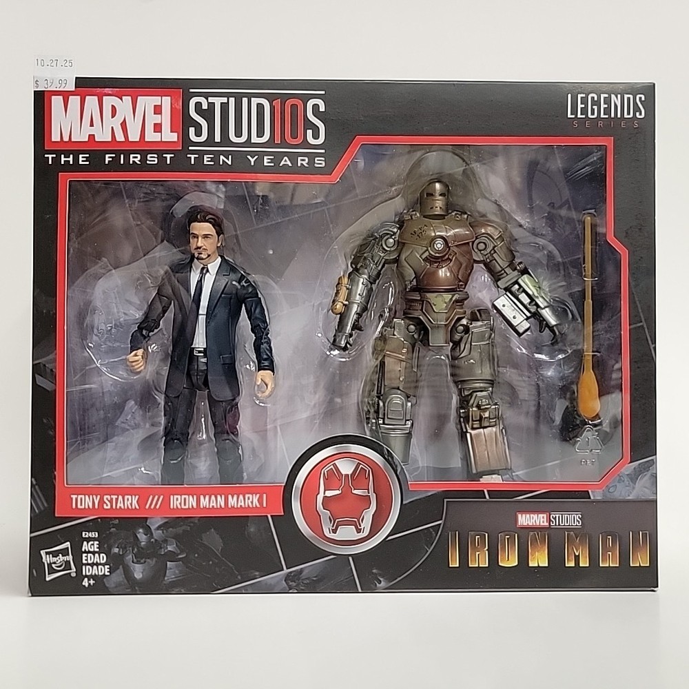 Hasbro Marvel Legends Iron Man Tony Stark Iron Man Mark 1 2-pack First Ten Years