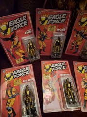 Eagle Force Gold 11 Figure Lot 1:18 3.75″ JoeFest Fresh Monkey Fiction