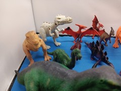 Mixed Lot 31 Piece Dinosaur Toys Plastic Resin Large & Small Pieces
