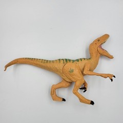 LOT OF 4 2015 HASBRO JW JURASSIC WORLD VELOCIRAPTOR DINOSAUR ACTION TOY FIGURES
