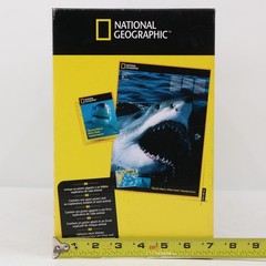 Rare National Geographic Madelman Submarine Expedition Toy Set w/ Shark & Poster