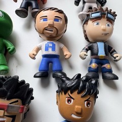 Tube Heroes Figures Lot of 16 Jazwares Mystery Mini Figures Rare Gamer Collectib