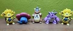 5 VTG 90s Burger King Pokémon Keychain Nidoking Vileplume Kangaskhan Electabuzz