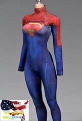 1/6 SUPERGIRL Tight suit For 12” female figure Phicen hot toys worldbox ❶USA❶