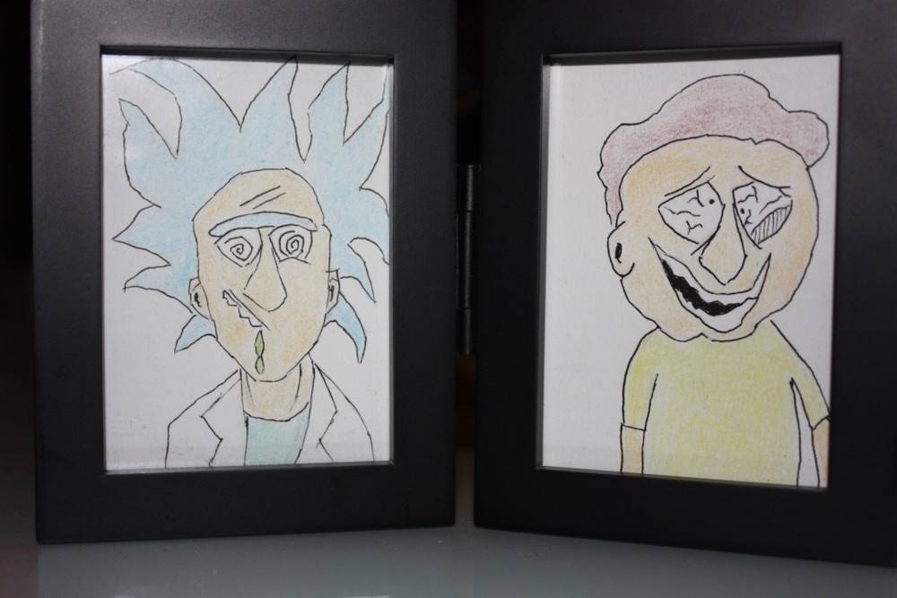 Rick and Morty Original Drawings – Adult Swim Dan Harmon SDCC Prismacolor Copic