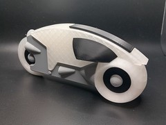 Retro Lightcycle color change glow light cycle for Tron vintage toys display