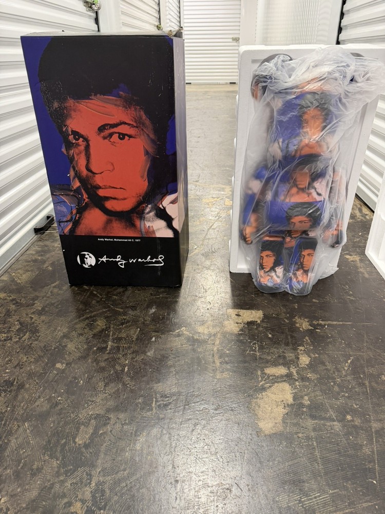 BEARBRICK ANDY WARHOL’S MUHAMMAD ALI 1000% Medicom Toy Bearbrick