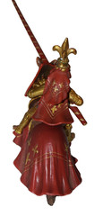 2003 Schleich Knight and Horse Red Gold with Shield and Lance