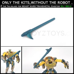 Weapon Upgrade For BW TRANSMETAL CHEETOR IDW RATTRAP Shockwave Lab SL-188A B kit