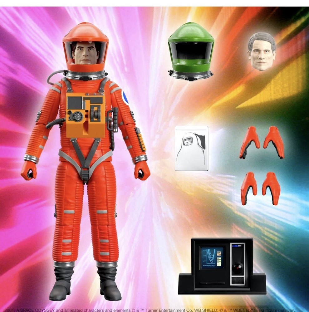 2001 A Space Odyssey Ultimates Dr. Dave Bowman 7-Inch Action Figure Super7