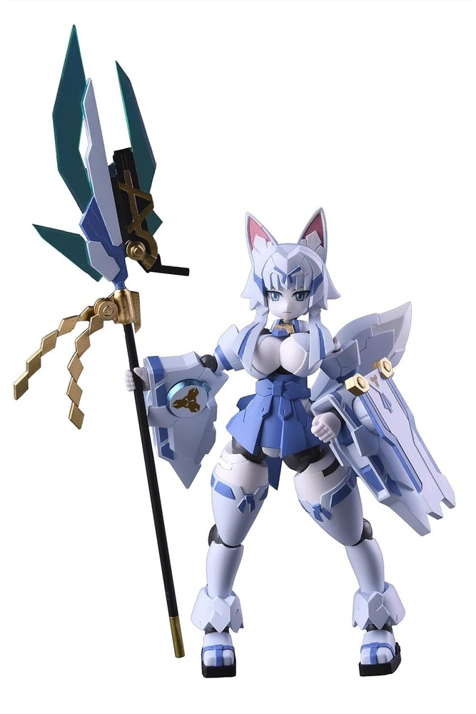 Polynian Lily Non-scale PVC ABS Action Figure 130mm Daibadi Japan Gift White Fox