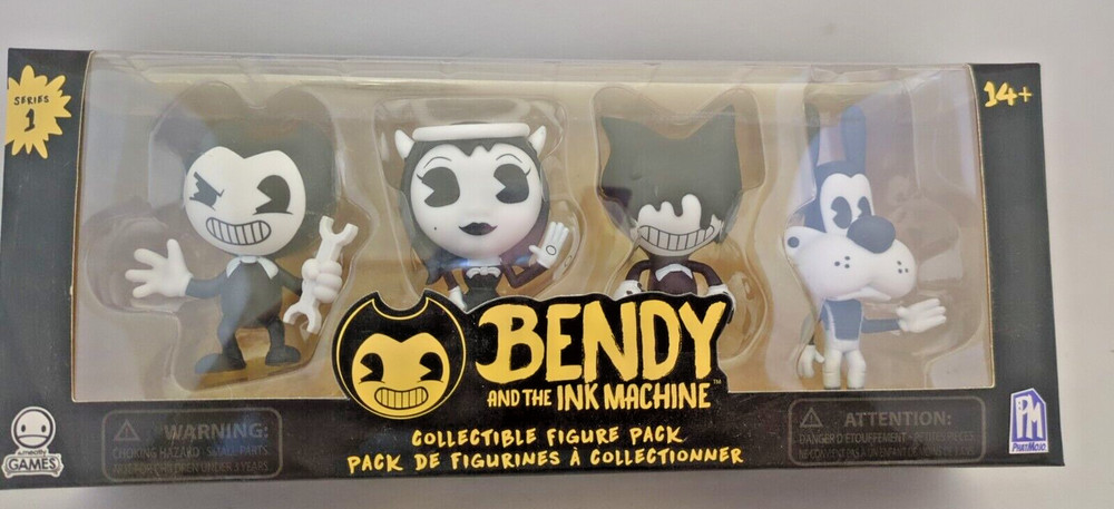 The Meatty Games Bendy and the Ink Machine Collectible Figure 4 Pack
