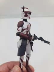 Commander Fox Target Clone Wars STAR WARS LOOSE Complete S20