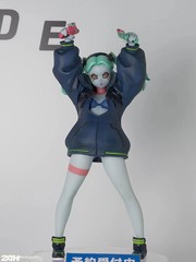Cyberpunk Edgerunners Figure The Gun Rebecca Anime Figure. 17cm with box