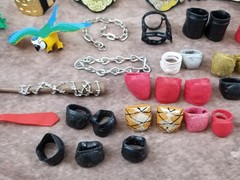 Lot WCW WWE WWF Aew Raw Smackdown Wrestling Action Figure Accessories Title Belt