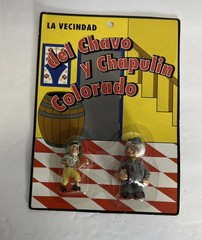 1994 El Chavo Del Ocho & Chapulín Colorado Figure Set Of 8 Sealed Mexico (New)