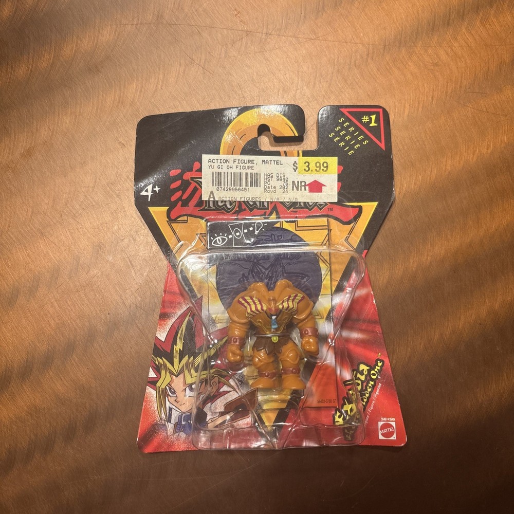 New In Box 2002 Yu-Gi-Oh! Series #1 EXODIA Figure With Holo-Tile Stand By Mattel