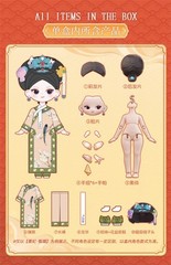 Simontoys Empresses In The Palace 5.9″ Co-Branded Bjd Action Figure Designer Toy