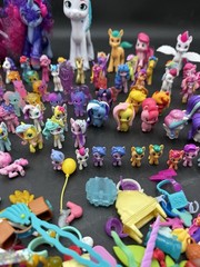 Huge My Little Pony Lot Of 96 Figures Various Styles And Years Plus Accessories