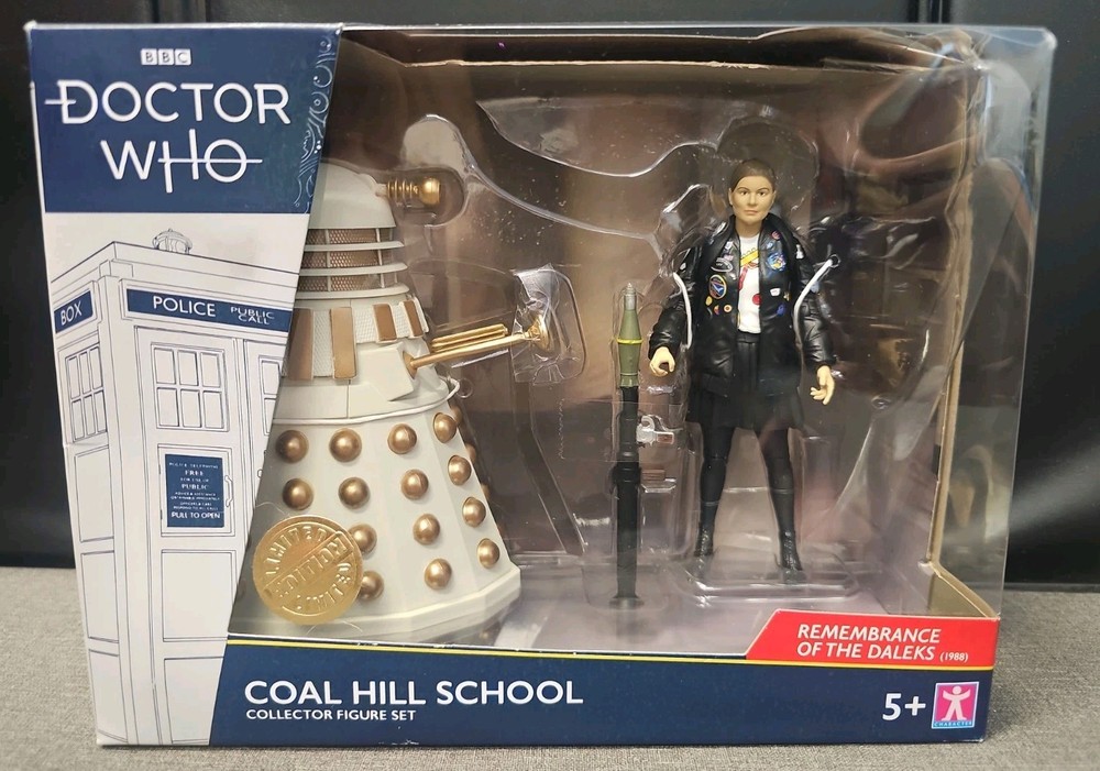Doctor Who Collector Figure Set Coal Hill School Remembrance Of The Daleks NEW