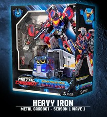 Metal Cardbot Wave 1 Set of 6 W/ Bonus Steel Hook Heavy Iron Shadow X Blue Star