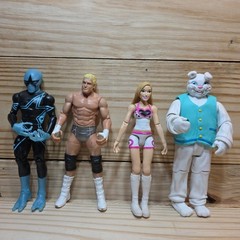 WWE Mattel 2010’s Wrestling Action Figures WWE Mutants-Cody Stardust Lot Of 4