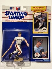 💥⚾️ 1990 WILL CLARK San Francisco Giants Starting Lineup, MLB (after Swing)⚾️💥