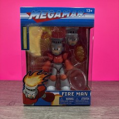 Mega Man Fire Man Action Figure with Accessories