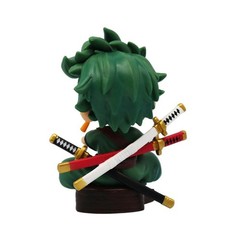 13cm One Piece Anime Figure – Q Version Smiling Car Ornament Desktop Decoration