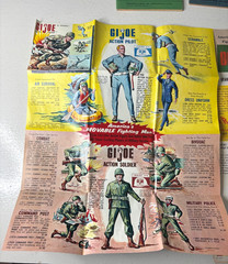 1964 GI Joe Action Soldier Army Equipment Manual Advertising Brochure Lot Hasbro