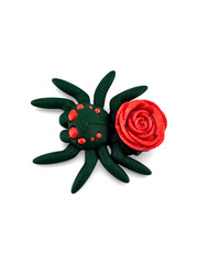 Lot 20 Articulated Spider Rose Toy Mini 3D Printed Gothic Fidget Desk Pet – 1.9″