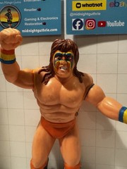 LJN Ultimate Warrior ORIGINAL 1989 WWF LJN Series 6 Black Card Release