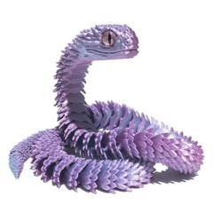 3D Printed Animals Snake Viper Snake Flexible Snake Fidget Toys Desk Decor Gifts