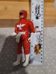 Vintage Super Robotic Rangers Lookalike Yellow Black Red Green Action Figure Lot