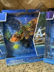 Avatar The Way of Water Action Figure Bundle Banshee Rider Neytiri Jake Sully